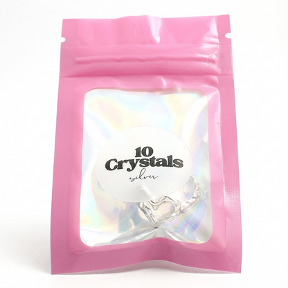 Срібна каблучка 925 ХЕЙЛІ у фірмовому пакуванні 10 Crystals
