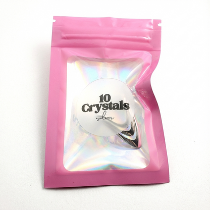 Срібна каблучка 925 ХЛОЕ у фірмовому пакуванні 10 Crystals
