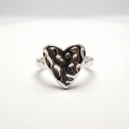  Срібне колечко з сердечком KIM — колечко з сердечком 10 Crystals