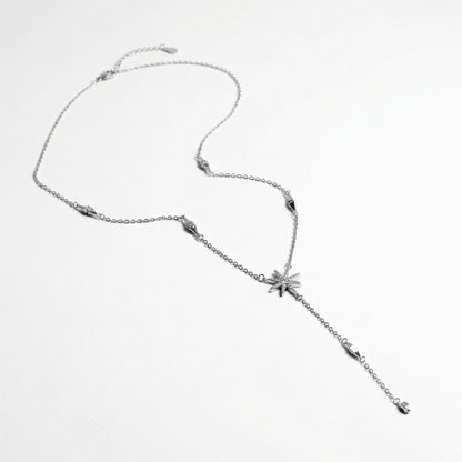 Срібний ланцюжок плетіння якір з кубічним цирконієм Y-форми. Срібний ланцюжок сотуар для жінок 10 Crystals