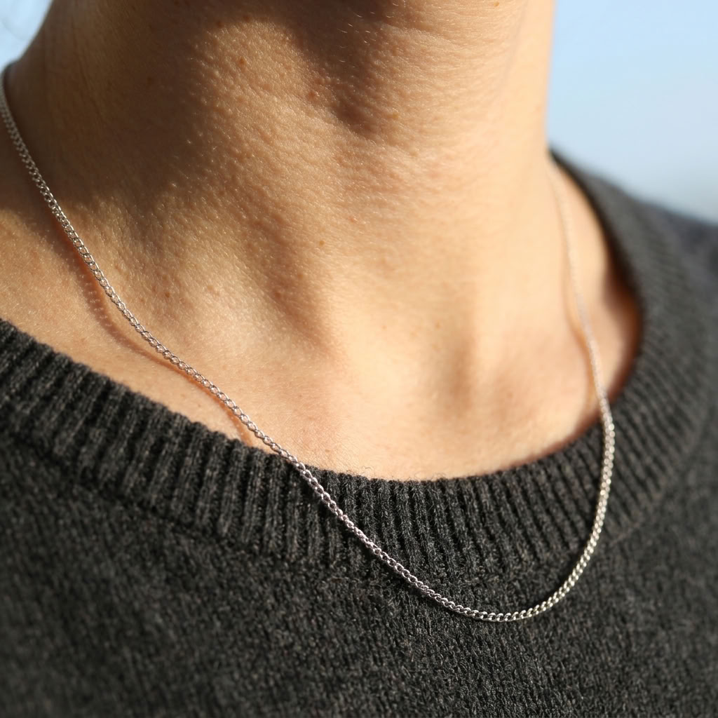 Серебряная цепочка панцирная 50 см. Цепочка под кулон. Ланцюжок срібний панцирний. Стиль: цепочка плетіння Панцир.