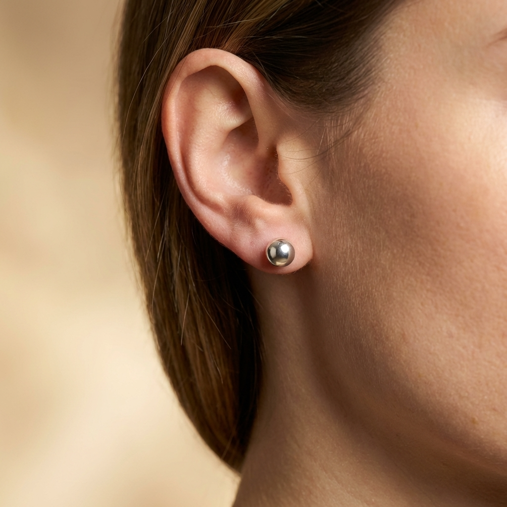Сережки пусети великі срібні кульки 8 mm. Без вставок. Невагомі. Безкоштовна доставка по Україні. Відправлення в день замовлення. 