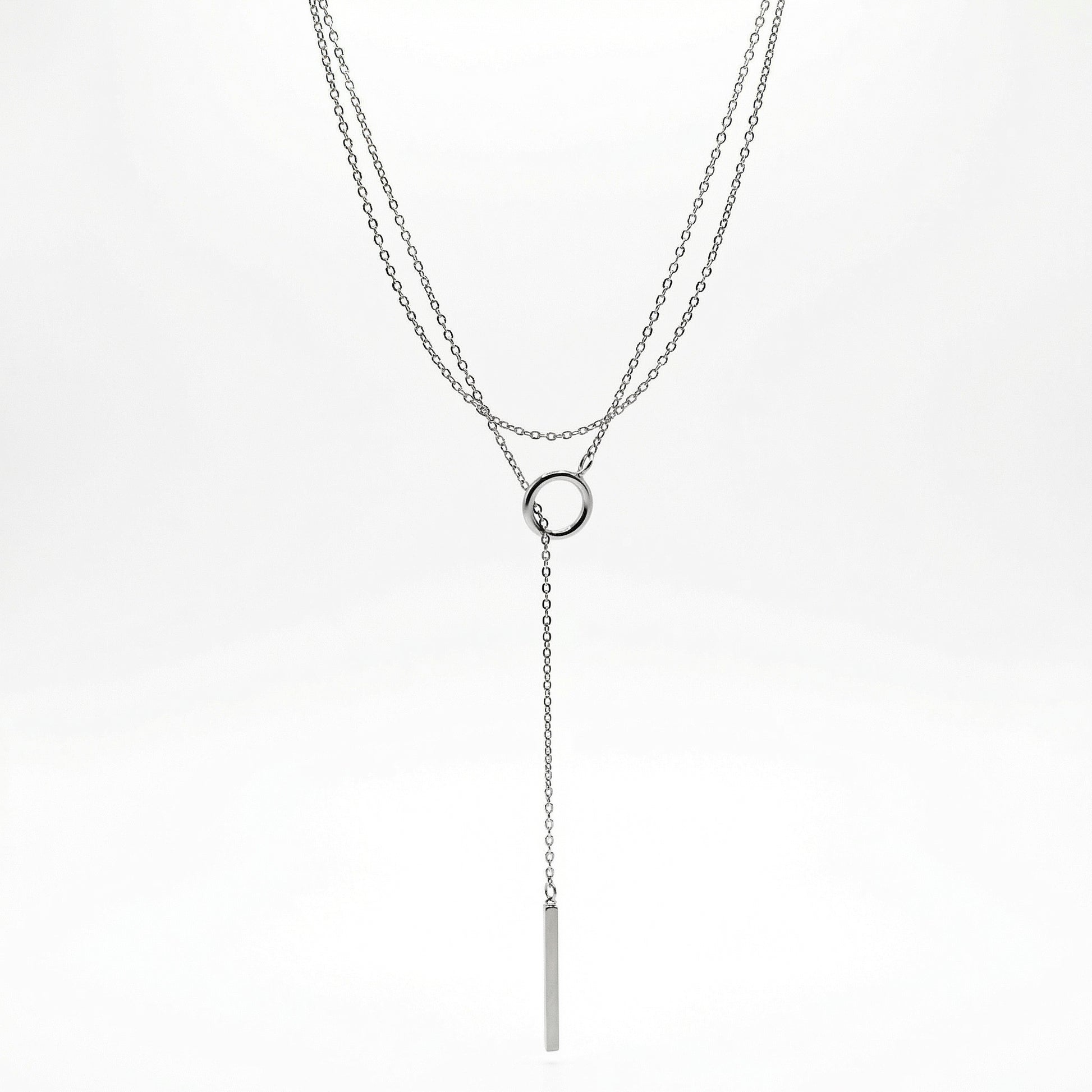 Срібний ланцюжок дуже довгий плетіння якір. Срібний чокер та срібний ланцюжок з застібкою колечком та паличкою. Срібне кольє спичка 10 Crystals