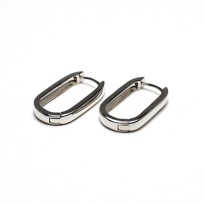 Срібні сережки круглі ДЖИДЖИ. Кульчики овальні, застібка конго. Найкраща ціна. Швидка доставка по Україні.